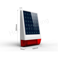 Home-Locking buiten sirene solar. SBU-026